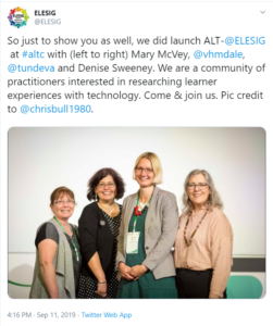 ALT ELESIG launch at ALTC 2019