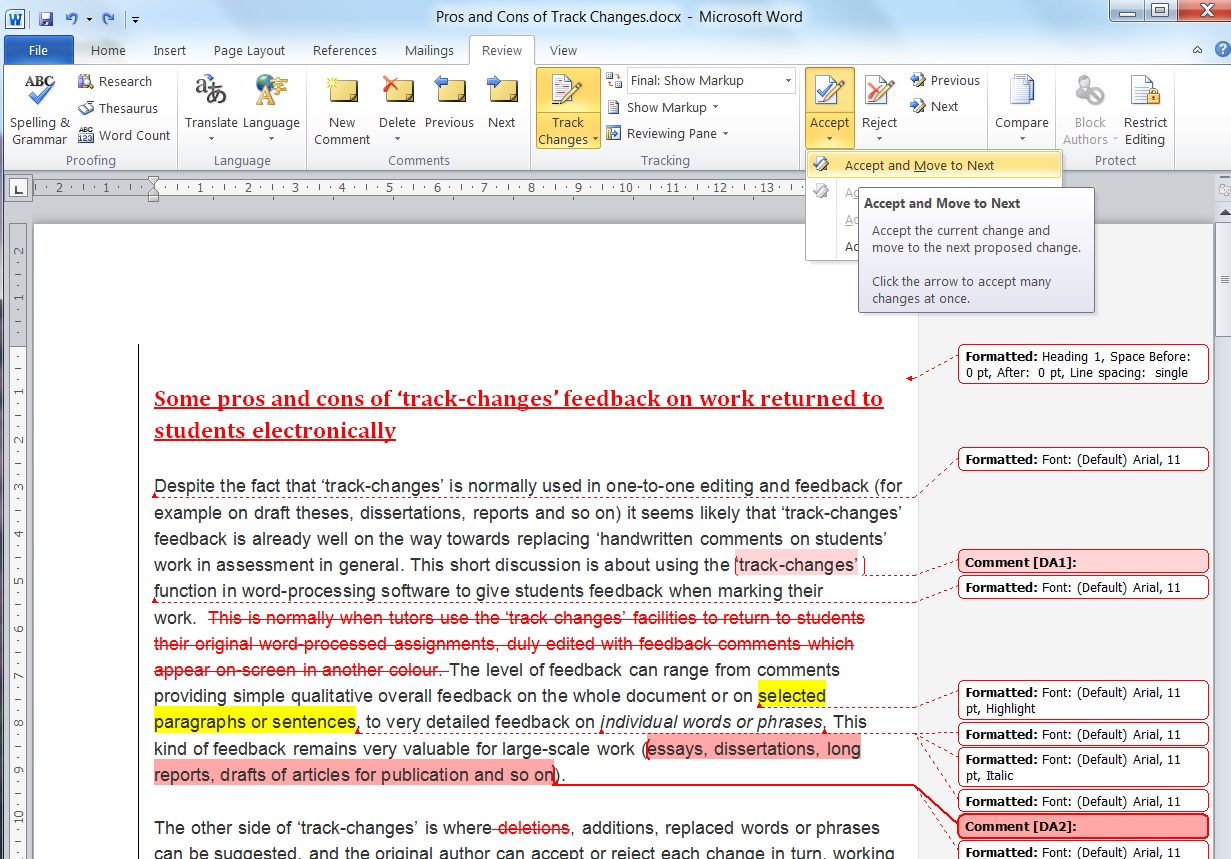some-pros-and-cons-of-track-changes-feedback-on-work-returned-to