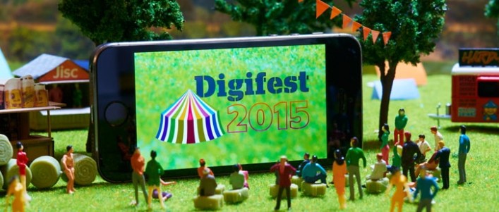 Jisc Digital Festival - big screen